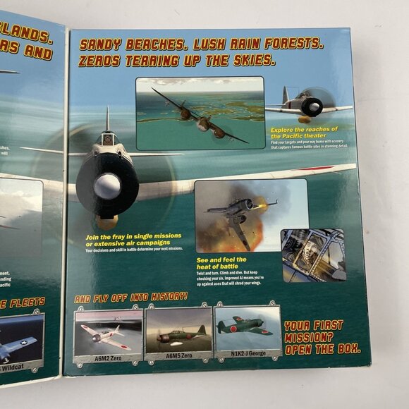 Combat Flight Simulator 2: WW II Pacific Theater, 2000, Big Box, New & Sealed - Picture 4 of 8